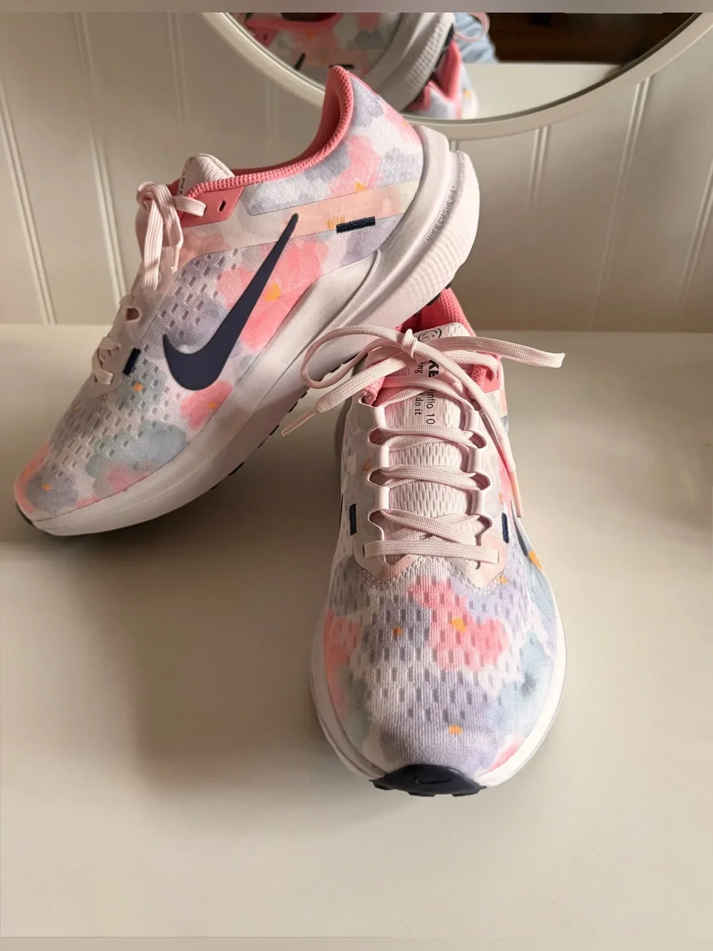 Nike Women's Floral Print Trainers - Cotton Candy 🍭🍬🍭
